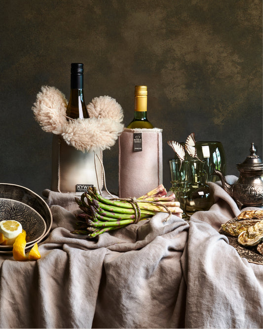 Kywie - Der Weinkühler aus Wolle - für Schaumwein