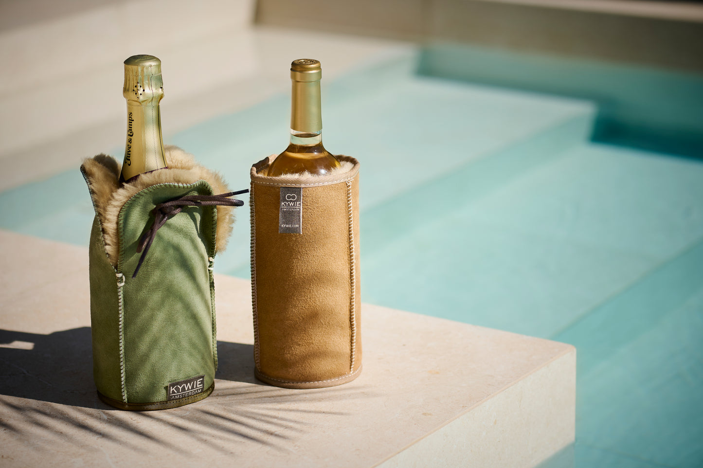 Kywie - Der Weinkühler aus Wolle - für Schaumwein
