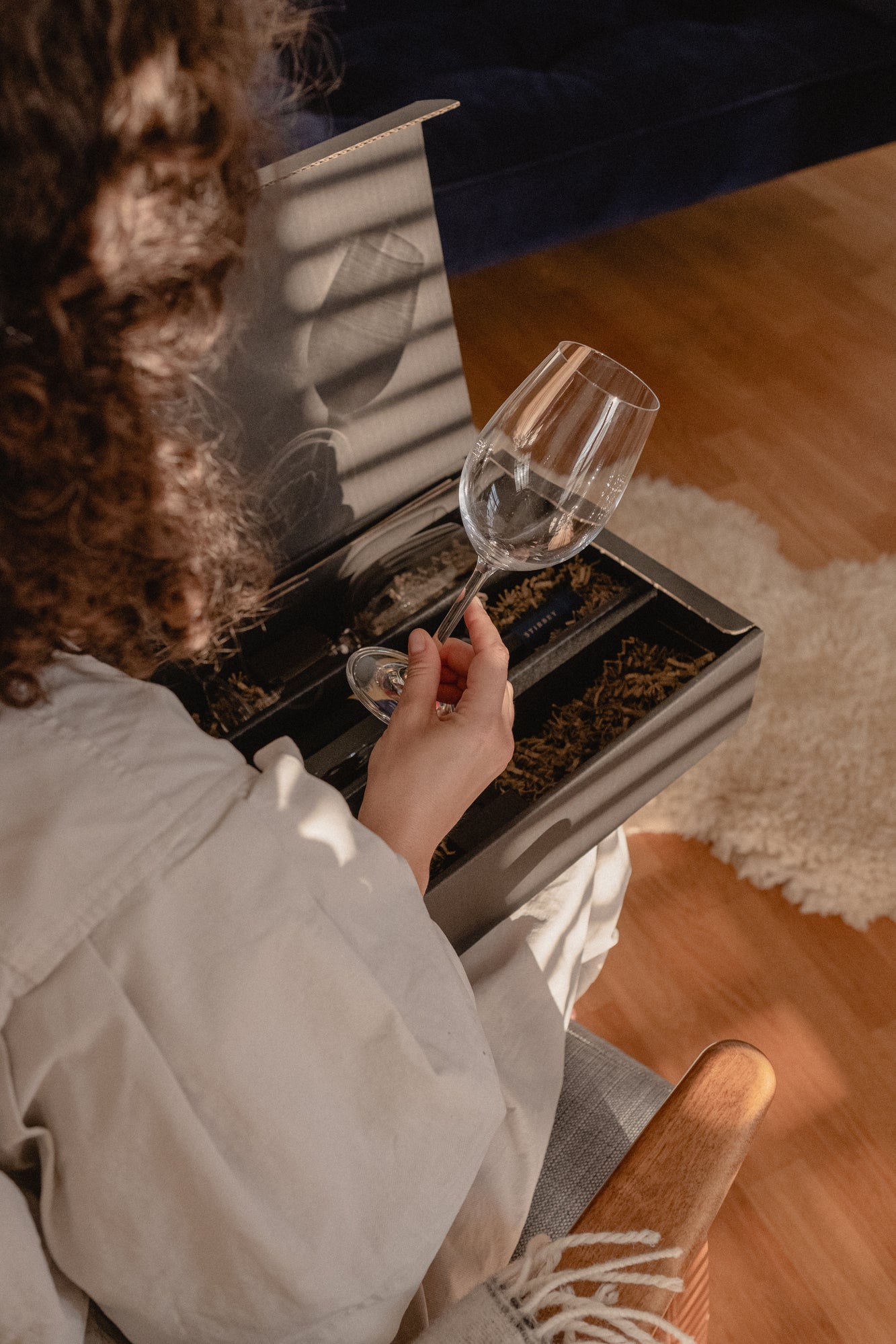 Paarzeit mit Weißwein - Geschenkset