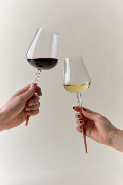 Pointer Wine Glass - Green Onyx