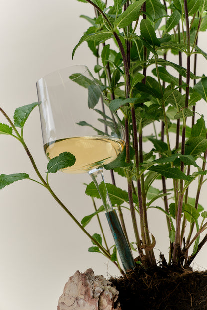 Pointer Wine Glass - Green Onyx