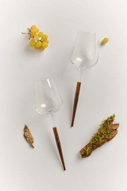 Pointer Wine Glass - Volcano Dust