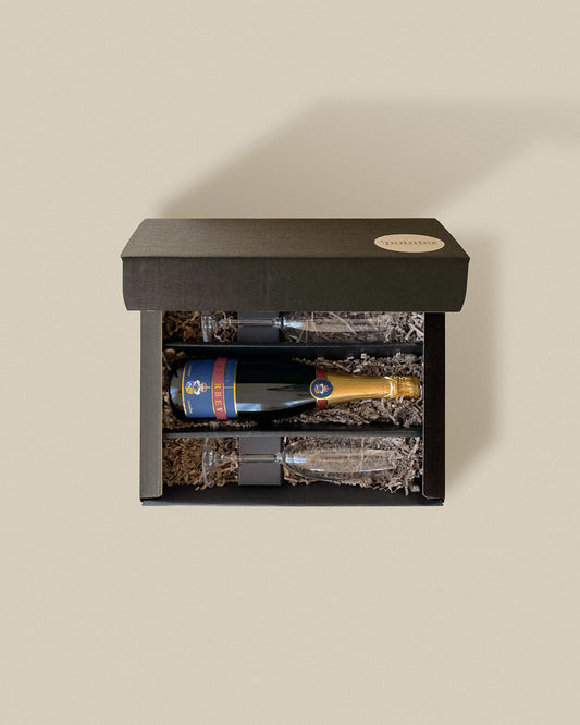Paarzeit mit Schaumwein - Geschenkset