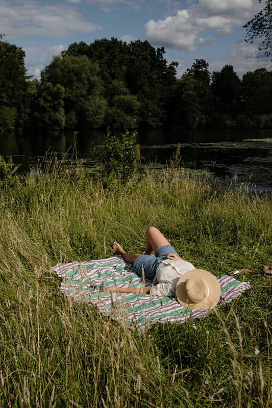 Recycled Cotton Blanket - Limited Striped Edition