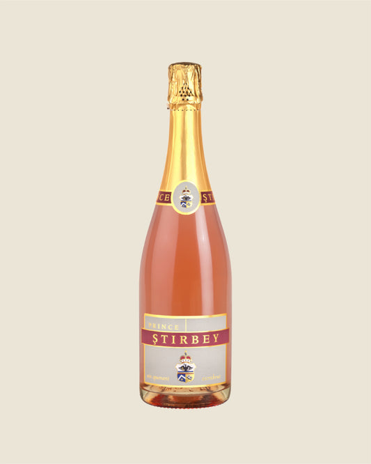 PRINCE STIRBEY - Spumante Rosé Novac Extrabrut Dragasani IGT, Romania